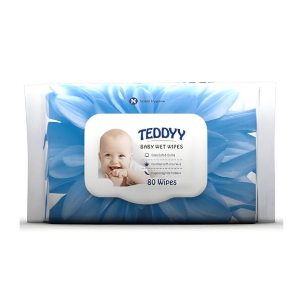 TEDDYY Baby Wet Wipes With Lid 80s Pack