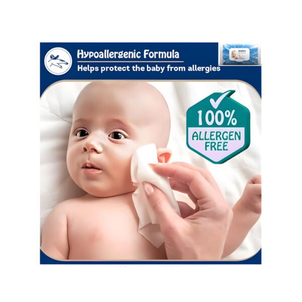 TEDDYY Baby Wet Wipes With Lid 80s Pack - Image 2