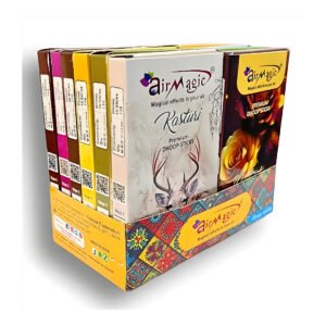 Dhoop Sticks  bambooless Incense 12 fragrances - (120 Sticks)