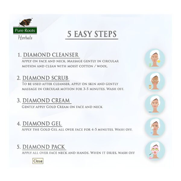 DIAMOND FACIAL KIT MEN AND WOMEN (100g) - Image 2