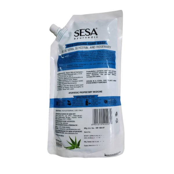SESA ayurvedic Moisturising HANDWASH 700+700ml =1400ml - Image 2