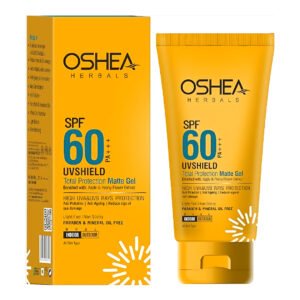 Oshea Herbals UVSHIELD Total Protection Matte Gel SPF-60 PA+++ 60g