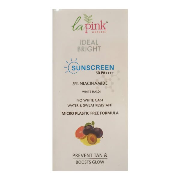 la pink Ideal Bright Sunscreen SPF 50 PA++++ with 5% Niacinamide - 30 gm - Image 2