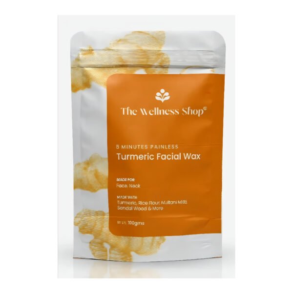 Turmeric facial wax - 5 minutes painless herbal wax powder 1+1