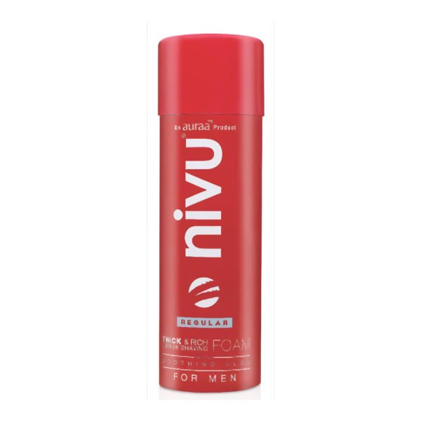 Nivu Men's Regular Lather Shaving Foam 418g