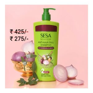 SESA Ayurvedic Onion Anti-Hair Fall Shampoo with Bhringraj 500ml