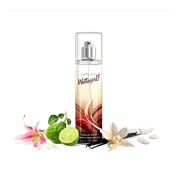 Layer'r Wottagirl Vanilla Twist Body Splash, 135ml