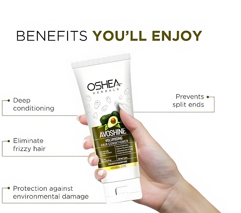 Oshea Herbals Avoshine Volumizing Hair Conditioner 200ml - Image 2