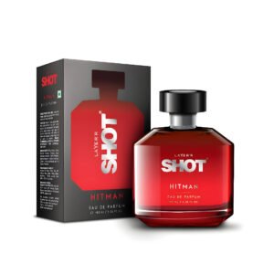 Layer’r Shot Hitman Perfume for Men - 100ml | Long Lasting Eau De Parfum (EDP) | Fresh Oriental Scent with Grapefruit & Sandalwood | Day-to-Night Premium Fragrance
