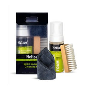 Helios Basic Sneaker Shoe Cleaning Kit with Microfiber Towel.