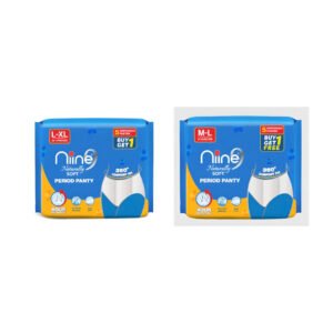 niine Naturally Soft Disposable Period Panty with 360° Leak & Rash-Free*10