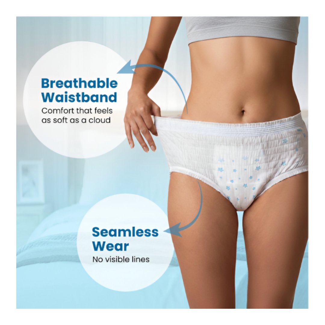 niine Naturally Soft Disposable Period Panty with 360° Leak & Rash-Free*10 - Image 2